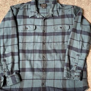 Filson Flannel Shirt Long Sleeve Blue XXL